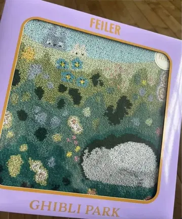 지브리 파크 한정 신상품 FEILER 페이 손수건 이웃집 토토로