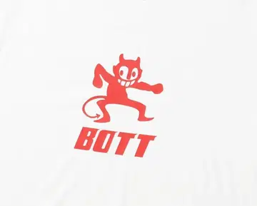 BoTT 보트 티셔츠 L 새상품 미사용 WHITE 화이트 devil