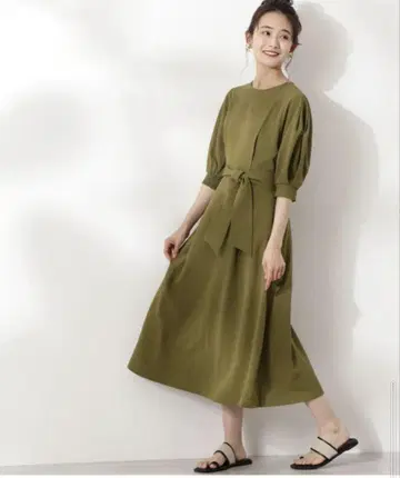 새시 벨트 포함 원피스 N. Natural Beauty Basic
