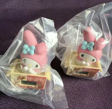 가챠 산리오 캐릭터즈 탁상시계 마이멜로디 2개 세트