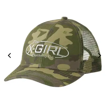 새상품 X-girl METALLIC LOGO MESH CAP 엑스걸