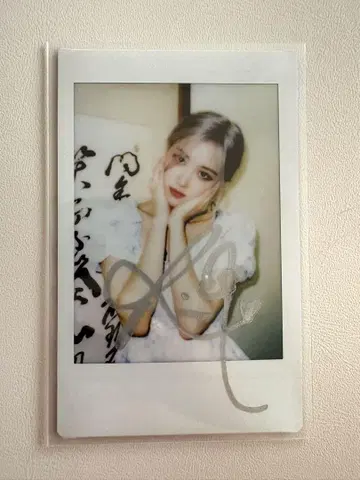 Blackpink 로제 사인회 폴라로이드 트레이딩 카드 월드 투어