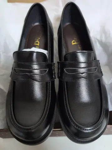 Shoes in KOBE 블랙 로퍼 와이드 사이즈