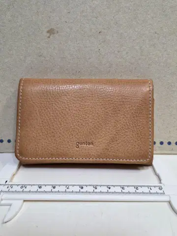 genten 겐텐 토스카 명함지갑 누메 베이지