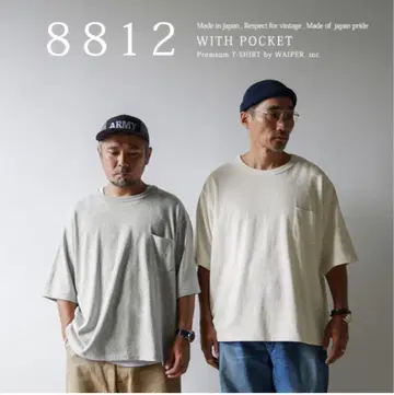 88/12FABRIC PREMIUM 포켓 티셔츠 WAIPER.inc