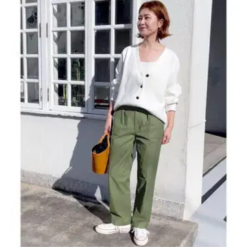 Spick & Span 백 새틴 이지 카고 팬츠