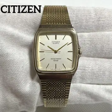 CITIZEN 시티즌 쿼츠 골드 작동 손목시계