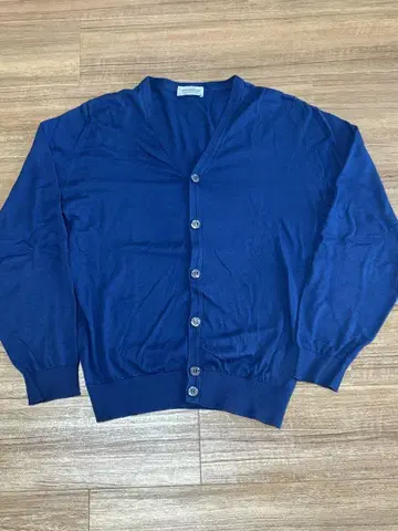 JOHN SMEDLEY 블루 가디건 M
