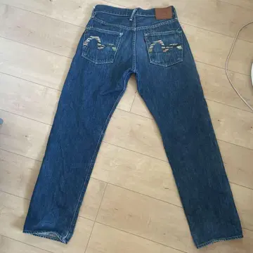 EVISU 에비수 데님 팬츠 카모 패턴 W30