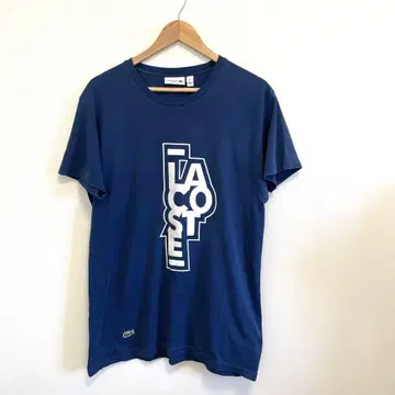 라코스테 티셔츠 블루 네이비 7 2XL 빅 로고