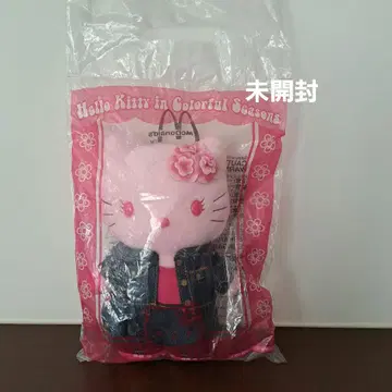 헬로키티 봉제 인형 데님 자켓