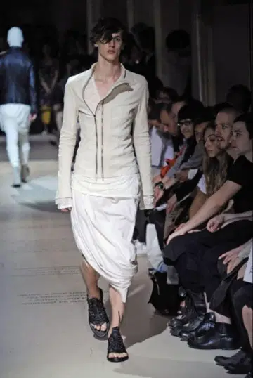 JULIUS 셔링 스커트 팬츠 2010ss 율리우스