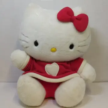 산리오 헬로키티 하트 파크 봉제 인형 약 30cm