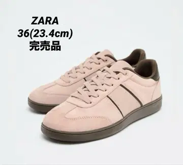 ZARA 자라 핑크 스니커즈 36 23.4cm