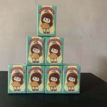 미개봉 새상품 미사용 7개 마무앙 미니 피규어 mamuang