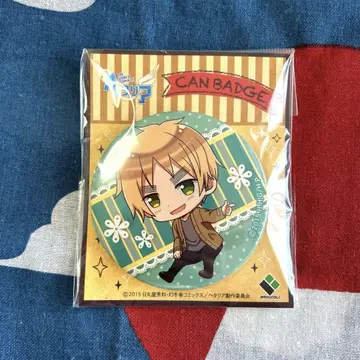 헤타리아 TheWorldTwinkle 75mm 캔뱃지 앉은 자세 영국