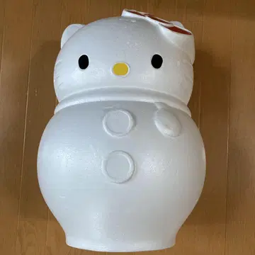 헬로키티 눈사람 스티로폼