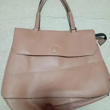 핑크 숄더백 합성 피혁