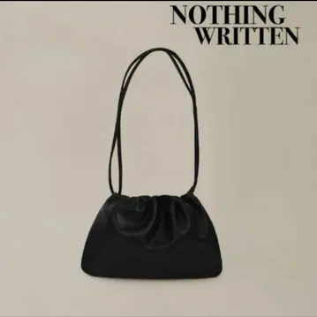 NOTHING WRITTEN 블랙 숄더백