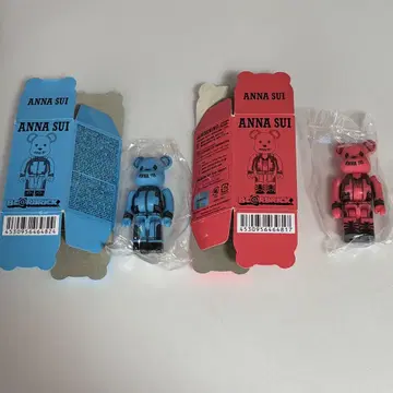 ANNA SUI 안나수이 스카이블루&핑크 2개 세트 내부 가방 미개봉