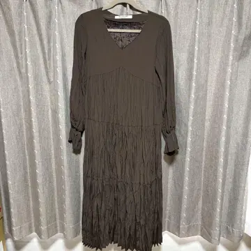 y071901 레이빔즈 롱 원피스 플레어 스커트