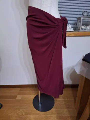 살바토레 페라가모 롱 랩 스커트