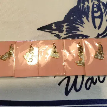 와치후루도, 다얀, 지퍼 액세서리, 5개 세트, 냥큐