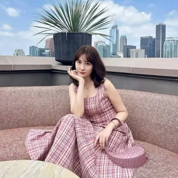 헤르립토 패딩턴 롱 드레스
