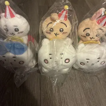 치이카와 랜드 피포포 봉제 인형 치이카와 1개, 토끼 2개