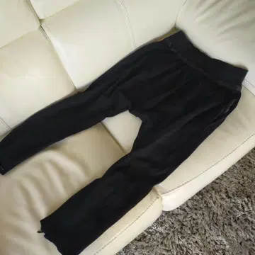 5351 블랙 조거 팬츠 지퍼