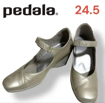 페달라 pedala 펌프스 매직 벨트 골드 베이지 24.5