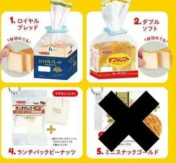 야마자키 야마자키 빵 야마자키 빵 미니어처 컬렉션 폭신폭신 스퀴즈