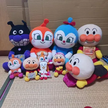 호빵맨 봉제 인형 묶음 판매!!