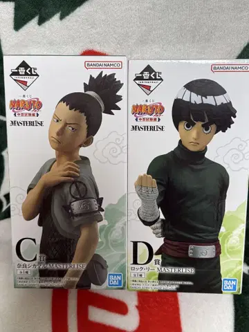 제일복권 NARUTO 중닌 시험편 사슴말 락, 리 피규어 세트
