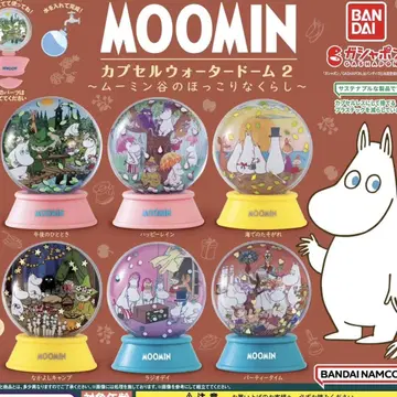 MOOMIN 무민 워터 돔 캡슐 토이 6개 묶음 판매