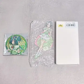 프리큐어 5 한정판 캔뱃지 아크릴 스탠드 세트 아키모토 코마치 민트