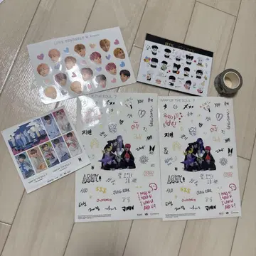 BTS 스티커 세트 & 마스킹 테이프