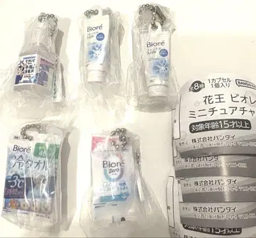 가오 비오레 미니어처 참 가챠 5개 세트