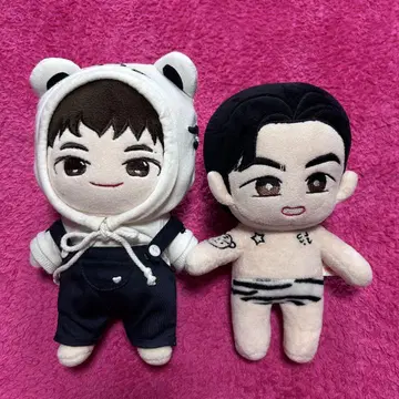 nu'est 백호 봉제 인형 세트