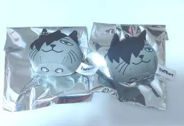 하이큐!! 동물 마스코트 미니 비즈 쿠션 쿠로오 테츠로 2종