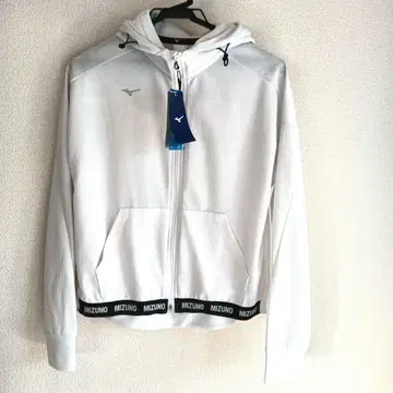 Mizuno 여성용 M 사이즈 화이트 후드티