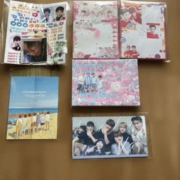 BTS 메모 용지 세트 스티커 등