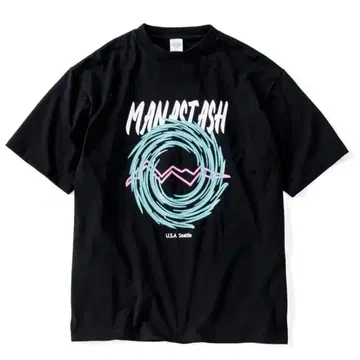 MANASTASH 스파이럴 티셔츠