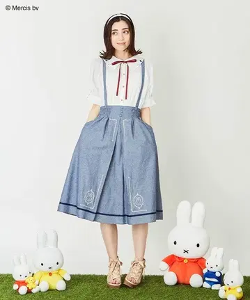 엑시즈팜 미피 블라우스 스커트 셋업 새상품
