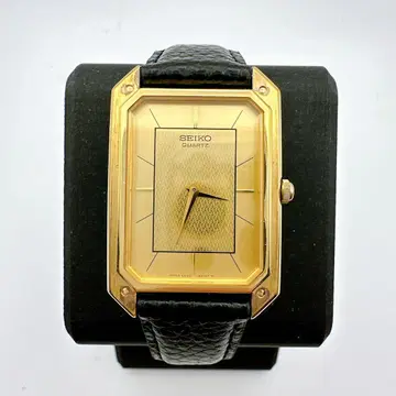 새상품급 작동품 세이코 SEIKO 빈티지 남성용 손목시계 골드 레트로