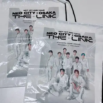NCT127 일리칠 THE LINK 교세라 돔 한정판 쇼핑백