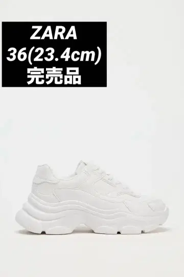 ZARA 자라 찬키 플랫폼 스니커즈 36 23.4cm