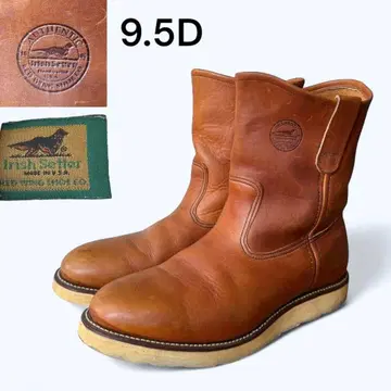 레드윙 866 페코스 부츠, 개 각인, 그린 택, 9.5D 27.5cm