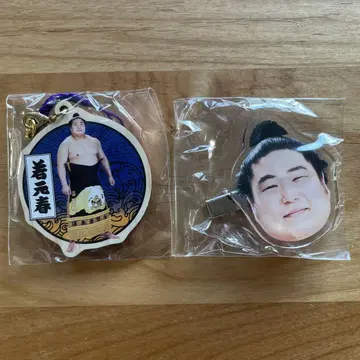 스모 와카모토 하루 가챠 헤어핀 우드 스트랩 미개봉 새상품