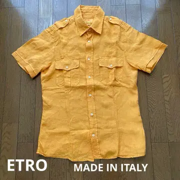 ETRO 에트로 이탈리아제 린넨 소재 밀리터리 셔츠